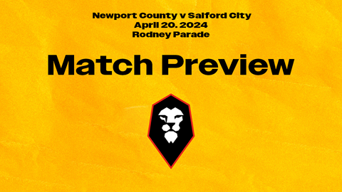 Match Preview | Salford City (H)