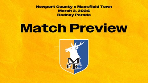 Match Preview | Mansfield Town (H)