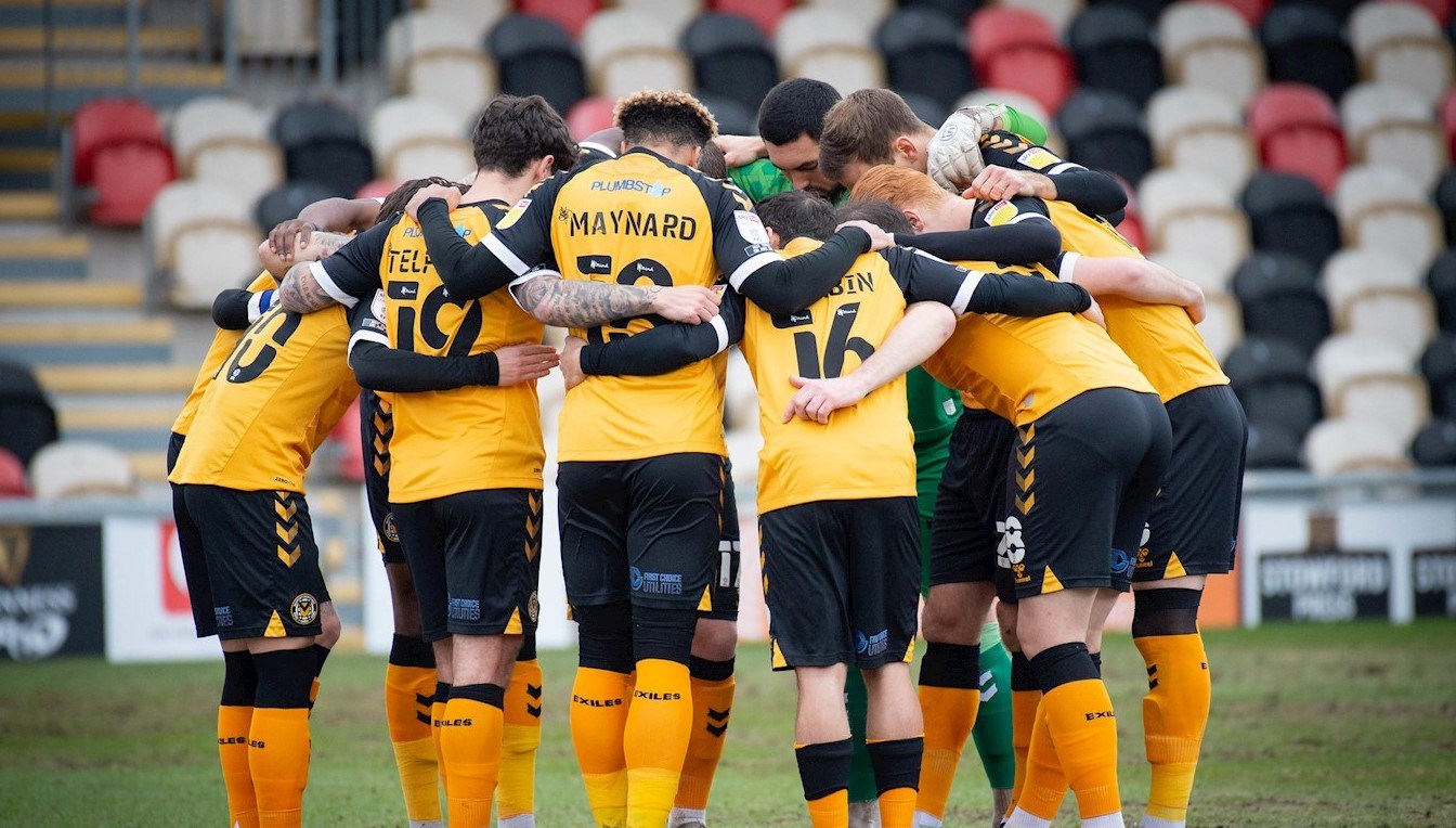 Preview Exiles Host Exeter City In Rearranged Fixture News Newport County