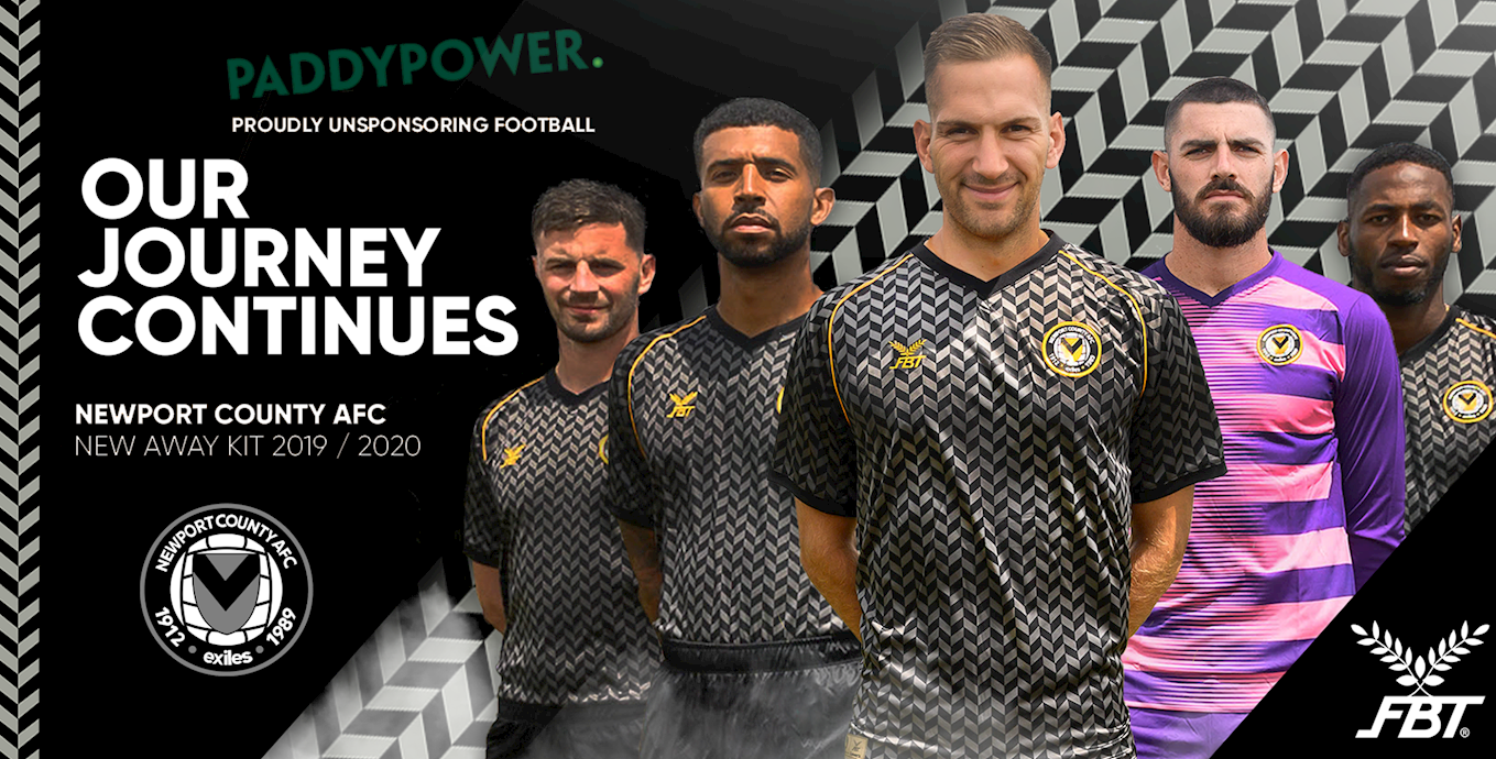 Newport County football shirt 2019-2020 Size Large Third Soccer Jersey 